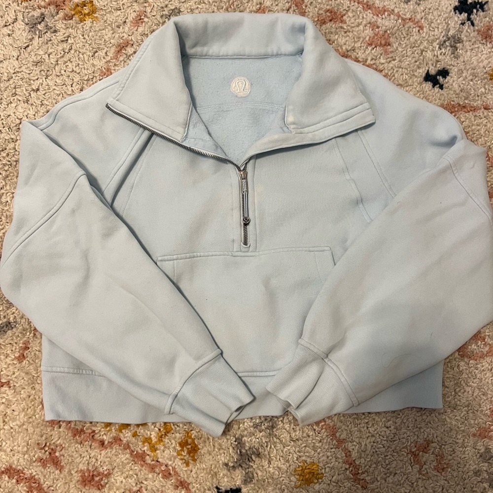 Blue Half-Zip Scuba